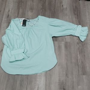 Kensie Women's Size S 3/4 Sleeve Blouse